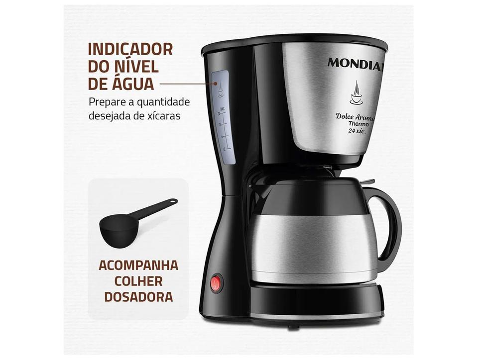 Cafeteira Elétrica Mondial Dolce Aroma Thermo - 5