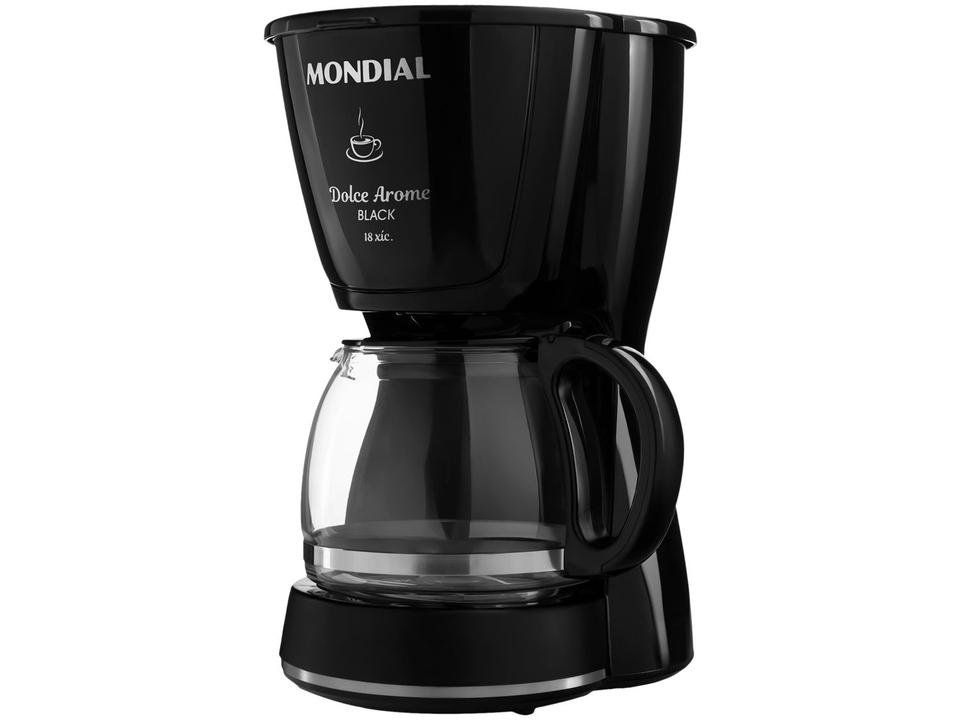 Cafeteira Elétrica Mondial Dolce Arome Black C-30-18X-FB 18 Cafés Preta - 6