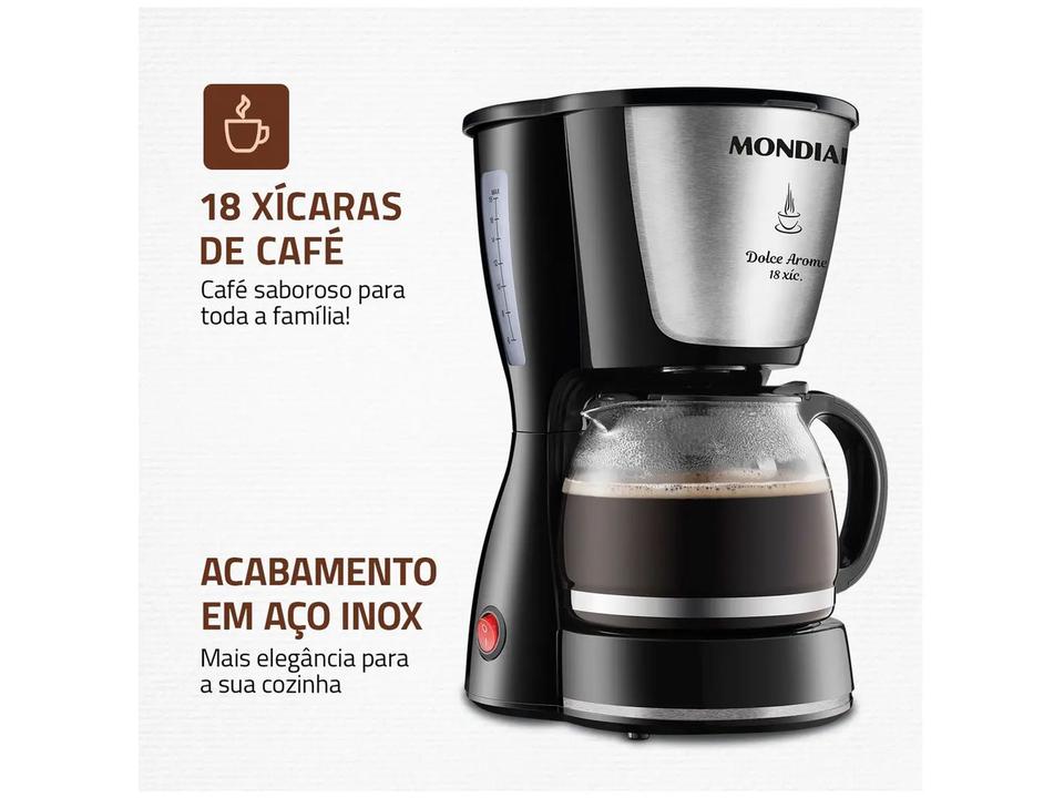 Cafeteira Elétrica Mondial Dolce Arome C-30-18X - 1
