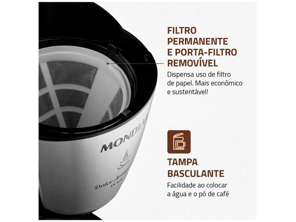 Cafeteira Elétrica Mondial Dolce Arome C-30-18X - 3