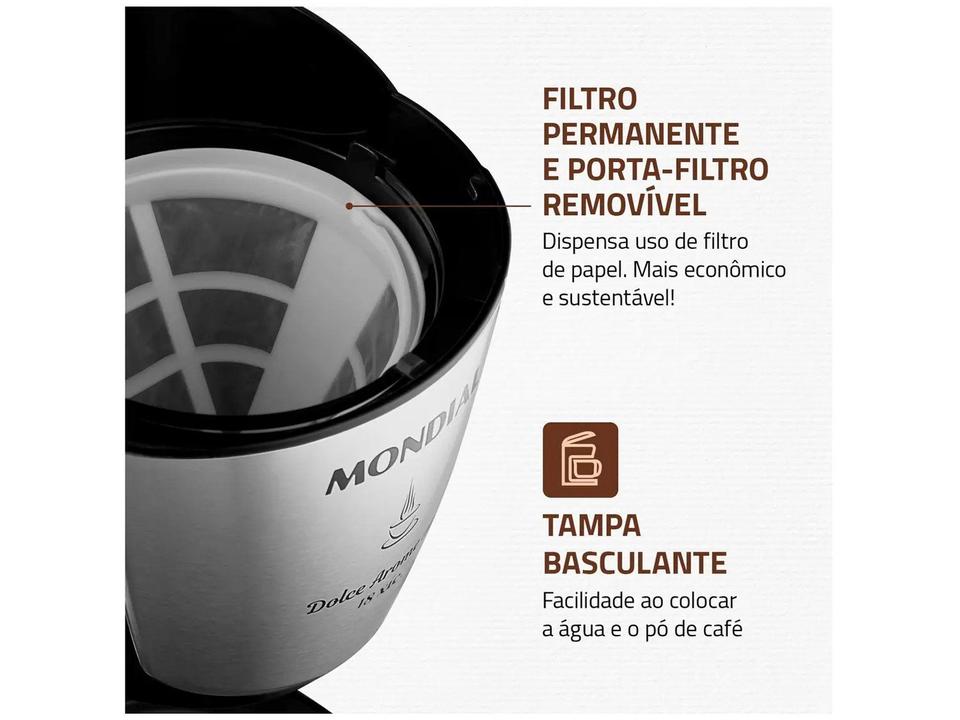 Cafeteira Elétrica Mondial Dolce Arome C-30-18X - 3
