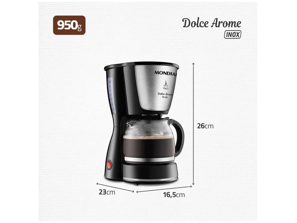 Cafeteira Elétrica Mondial Dolce Arome C-30-18X - 16