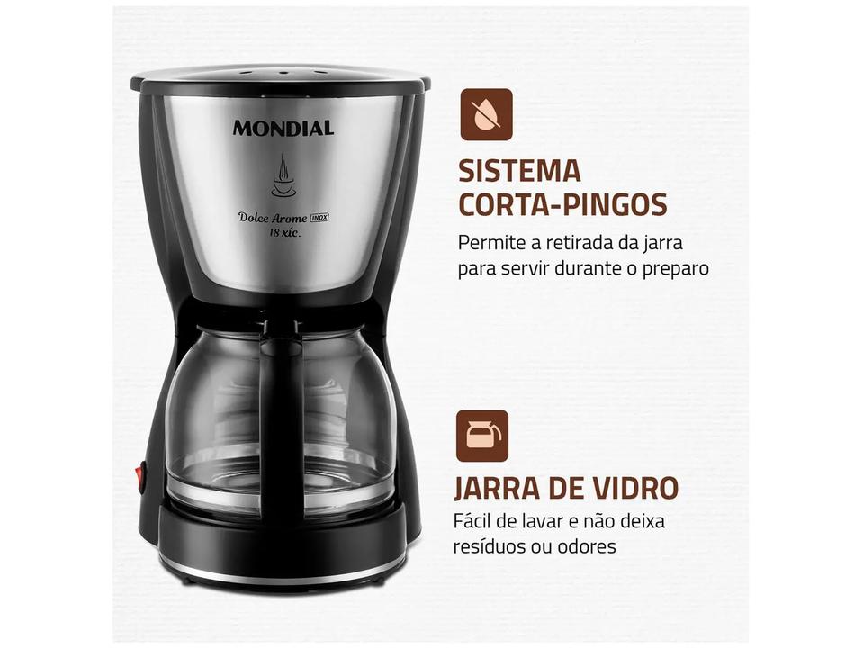 Cafeteira Elétrica Mondial Dolce Arome C-30-18X - 2