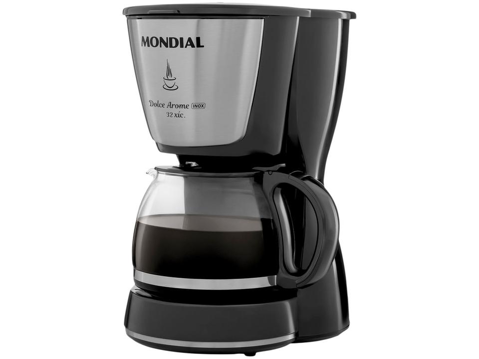 Cafeteira Elétrica Mondial Dolce Arome C-32-32X 32 Cafés Preto e Inox - 7