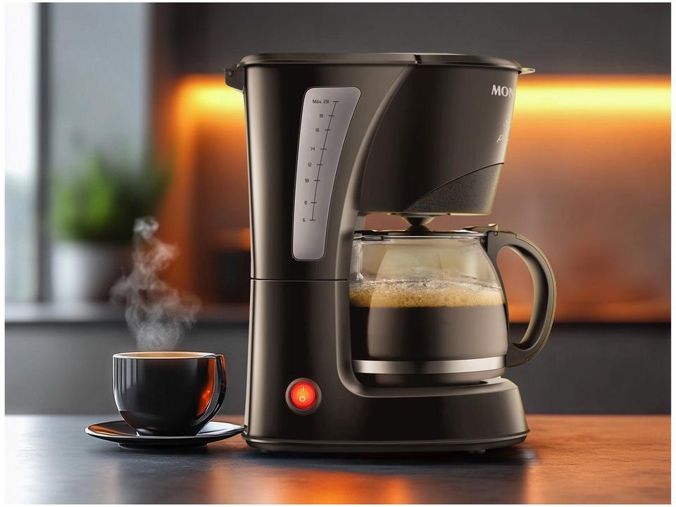 Cafeteira Elétrica Mondial Pratic 20 CN-01-20X 20 Cafés Preto - 2