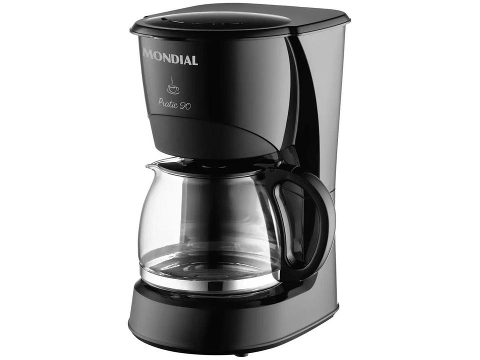 Cafeteira Elétrica Mondial Pratic 20 CN-01-20X 20 Cafés Preto - 12