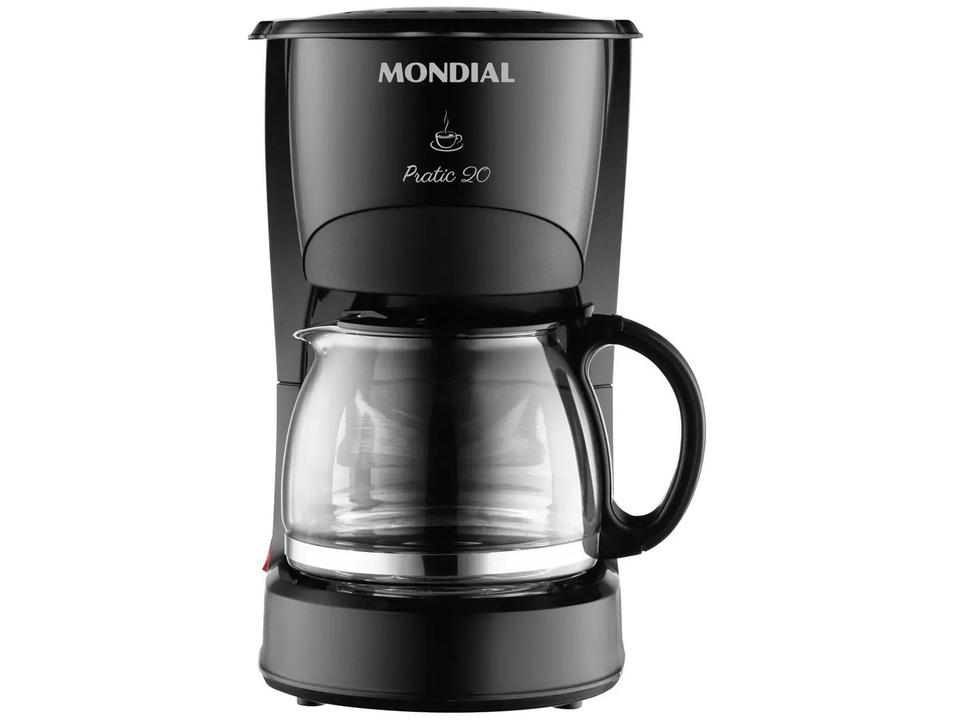 Cafeteira Elétrica Mondial Pratic 20 CN-01-20X 20 Cafés Preto - 13