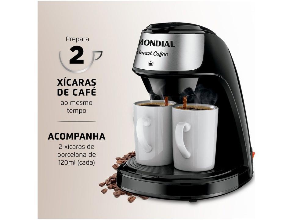 Cafeteira Elétrica Mondial Smart Coffee C-42-2X-BI - 2