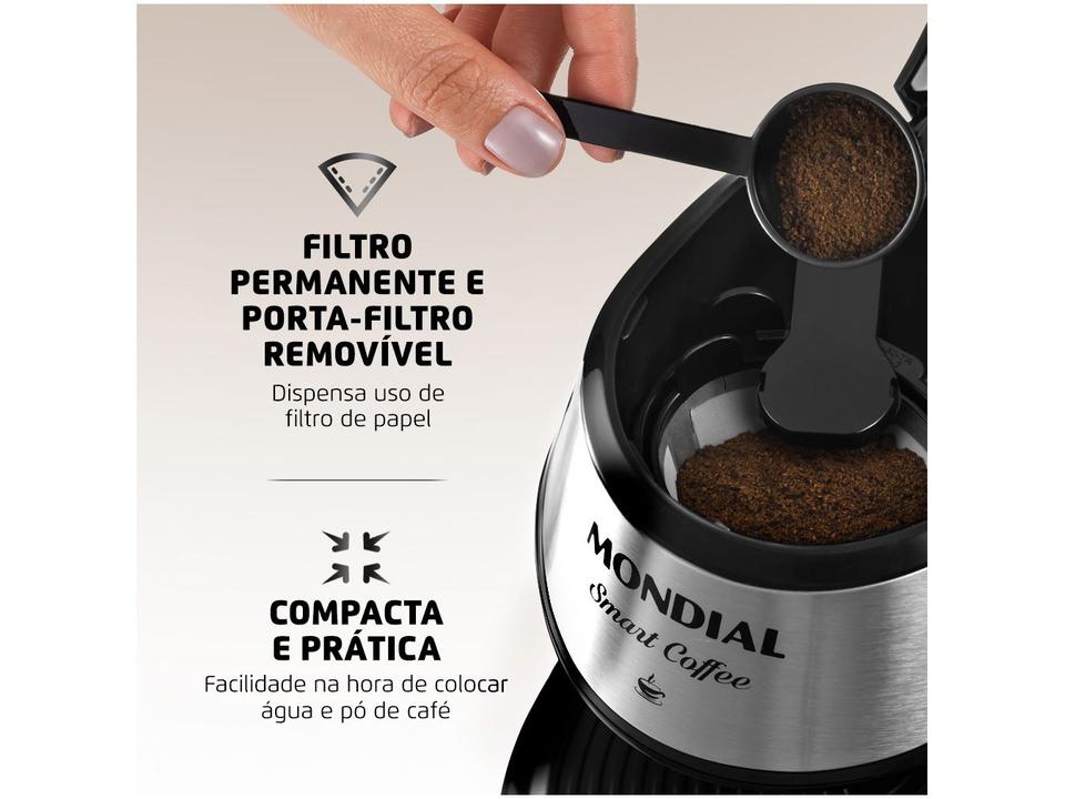 Cafeteira Elétrica Mondial Smart Coffee C-42-2X-BI - 3