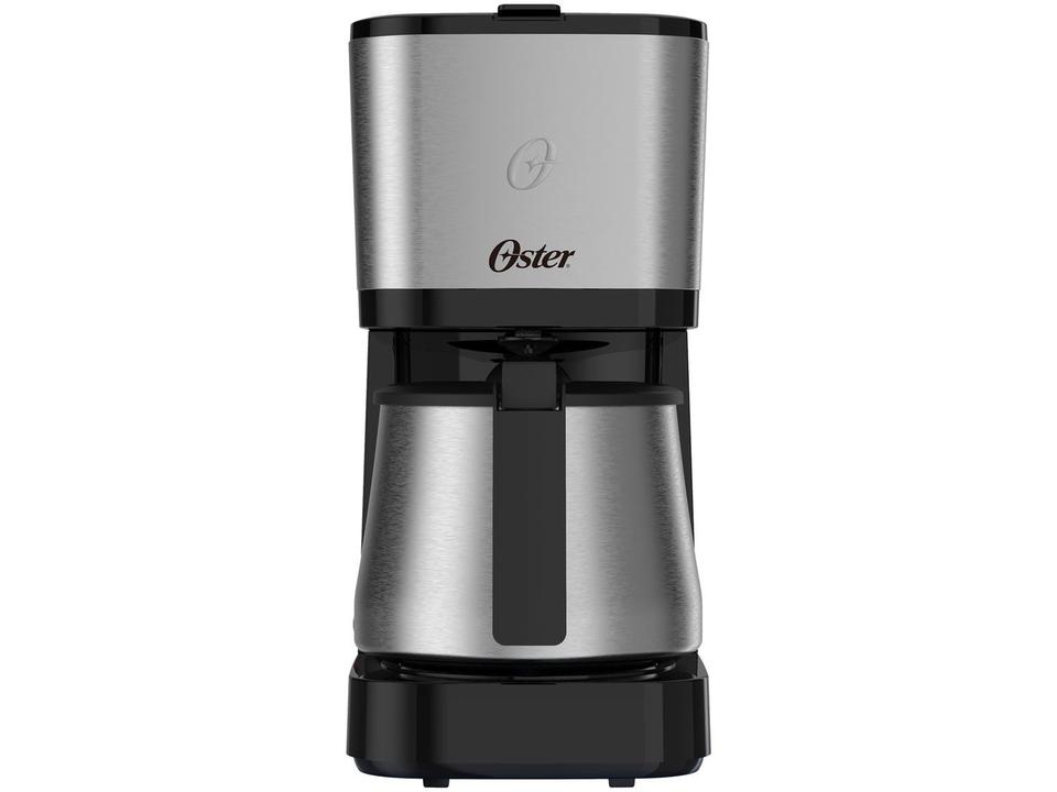 Cafeteira Elétrica Oster OCAF650 Jarra Inox 32 Cafés Preta e Prata - 1
