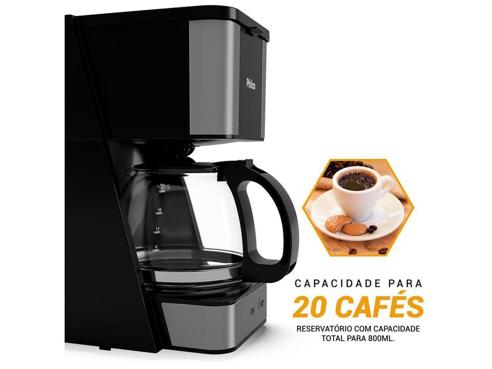Cafeteira Elétrica Philco PCF20A Preta - 2