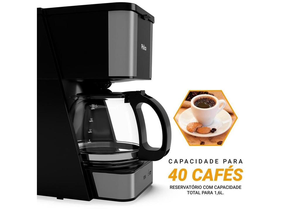 Cafeteira Elétrica Philco PCF40A Preta - 1