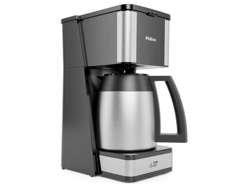 Cafeteira Elétrica Philco PCF40D Jarra Inox 40 Xícaras Preta 53901082 - 7