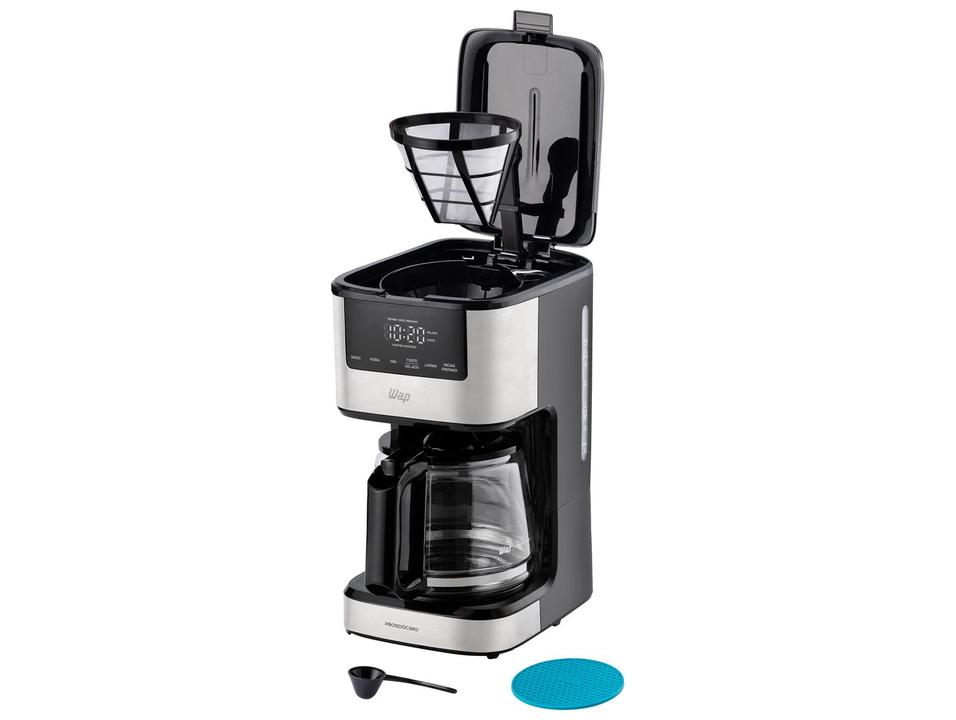 Cafeteira Elétrica Wap Aroma WCD1500 38 Xícaras Preto e Cinza FW010084 - 14