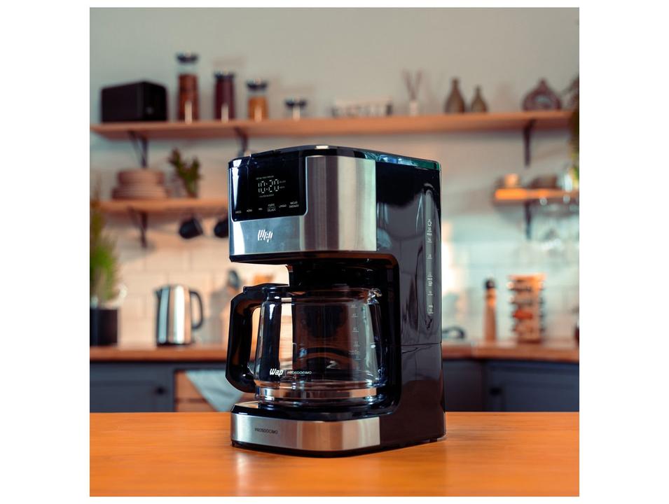 Cafeteira Elétrica Wap Aroma WCD1500 38 Xícaras Preto e Cinza FW010084 - 4