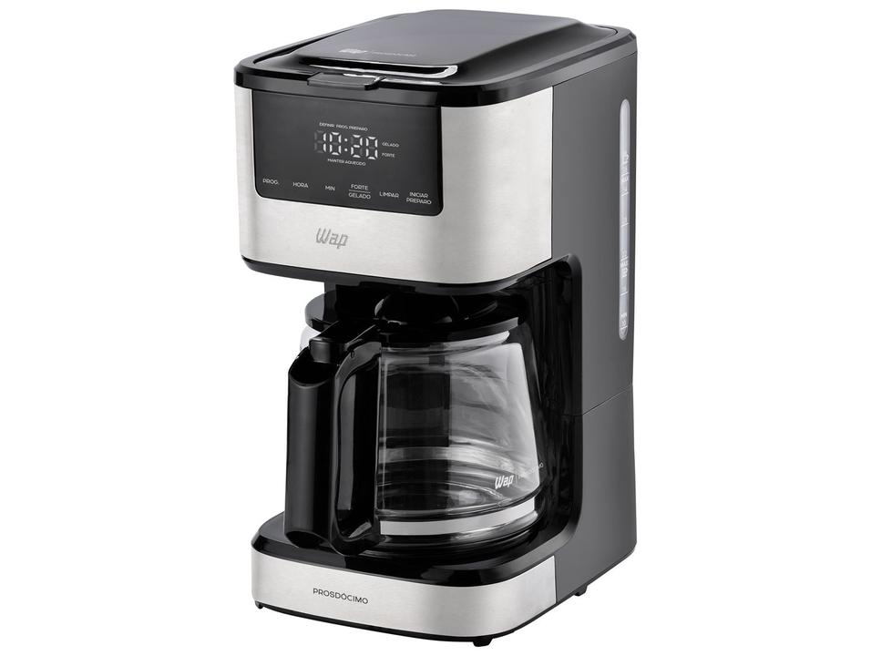 Cafeteira Elétrica Wap Aroma WCD1500 38 Xícaras Preto e Cinza FW010084 - 13