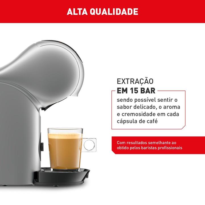 Cafeteira Espresso Arno Nescafé Dolce Gusto Genio S Touch 15 Bar Prata - 4