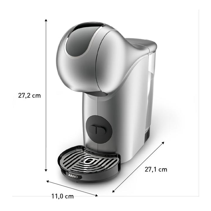 Cafeteira Espresso Arno Nescafé Dolce Gusto Genio S Touch 15 Bar Prata - 9
