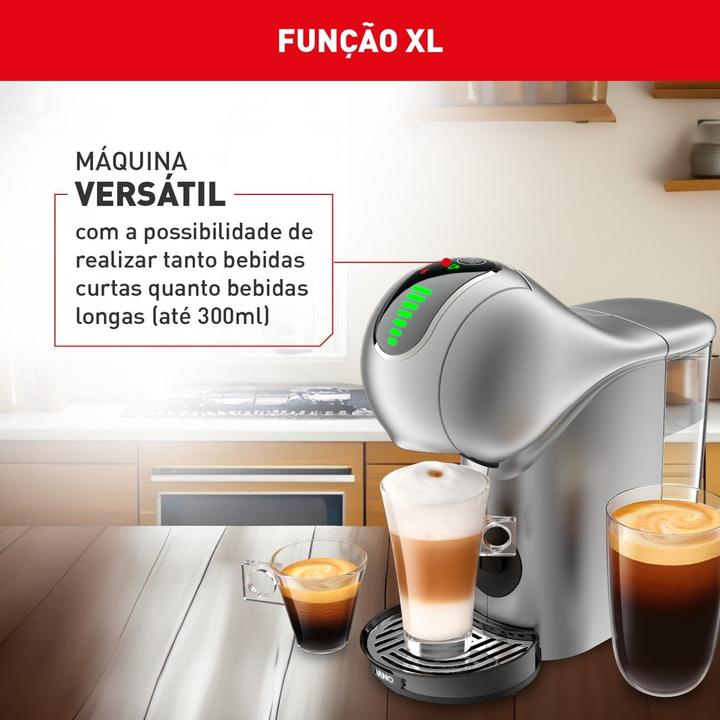 Cafeteira Espresso Arno Nescafé Dolce Gusto Genio S Touch 15 Bar Prata - 3