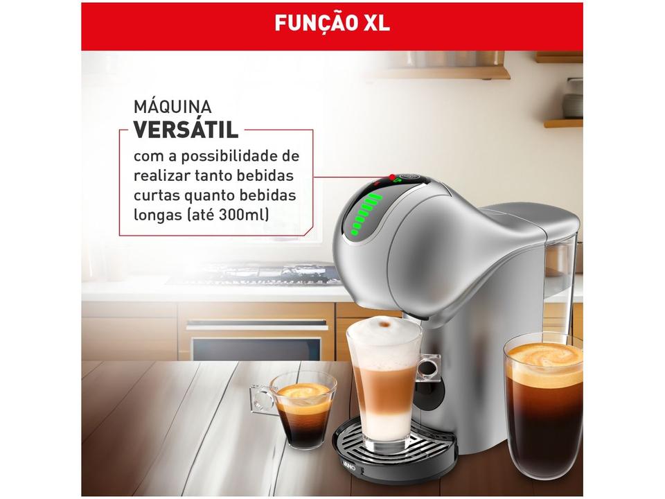 Cafeteira Espresso Arno Nescafé Dolce Gusto Genio S Touch 15 Bar Prata - 3