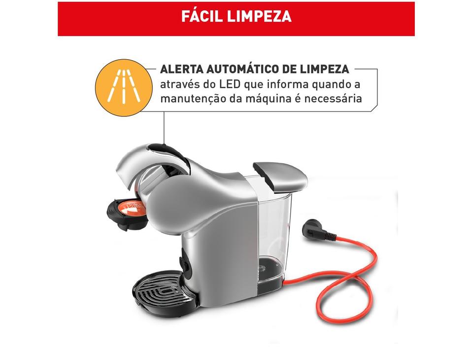 Cafeteira Espresso Arno Nescafé Dolce Gusto Genio S Touch 15 Bar Prata - 5