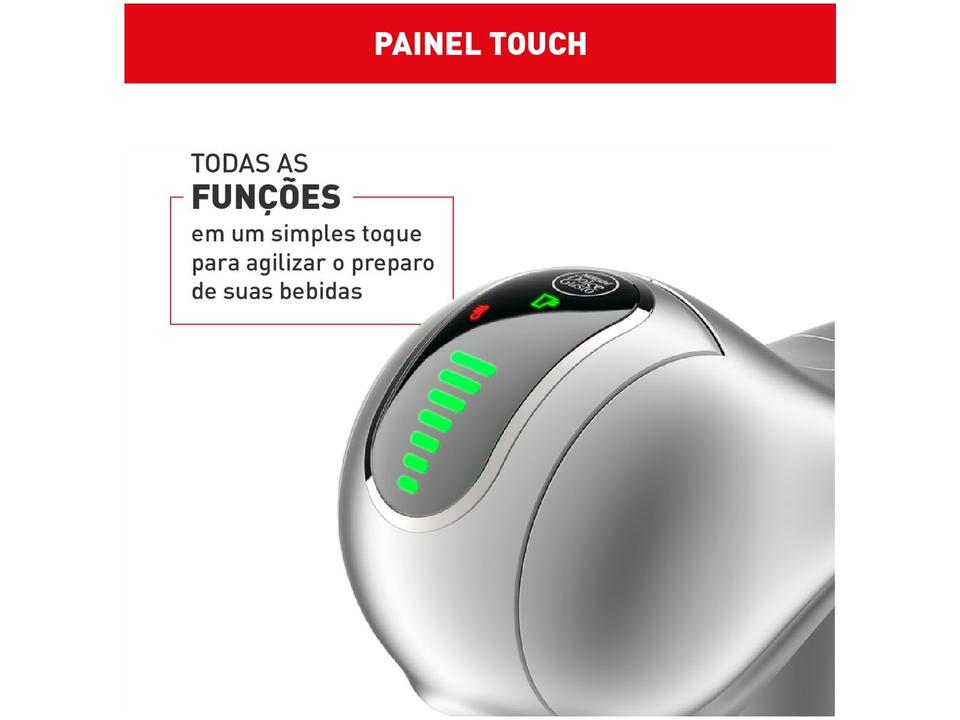 Cafeteira Espresso Arno Nescafé Dolce Gusto Genio S Touch 15 Bar Prata - 7