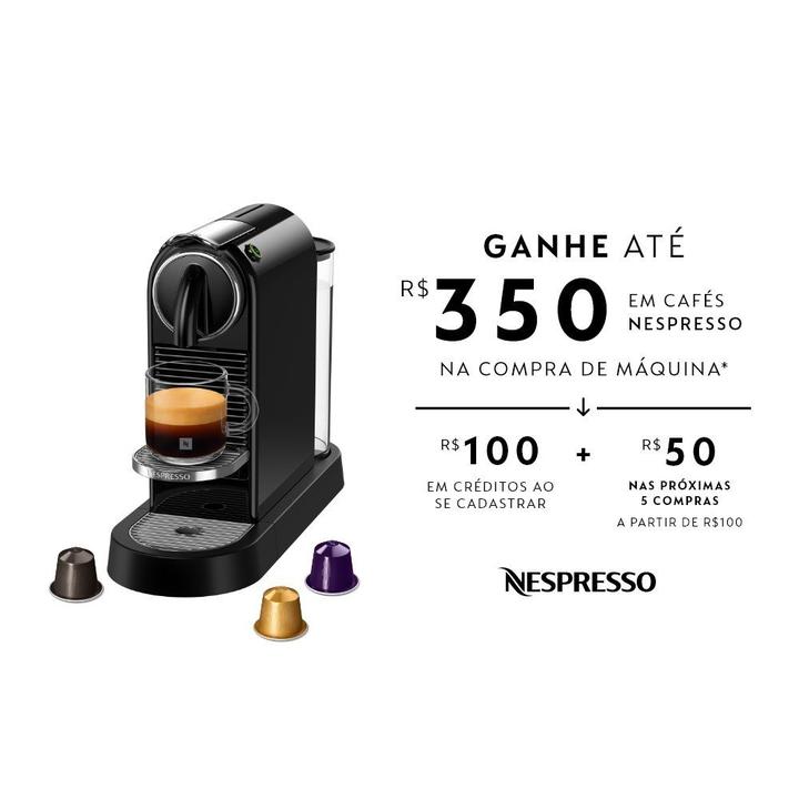 Cafeteira Espresso Citiz Preta - 1