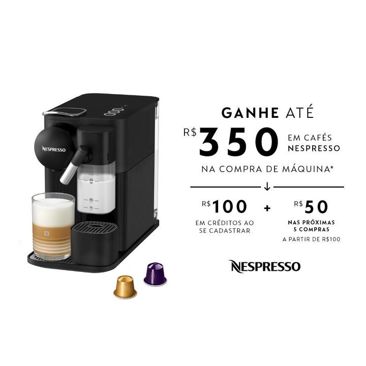 Cafeteira Espresso Nespresso Lattissima One Preto - 1