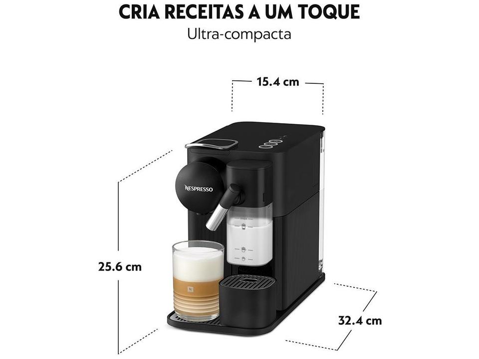 Cafeteira Espresso Nespresso Lattissima One Preto - 3