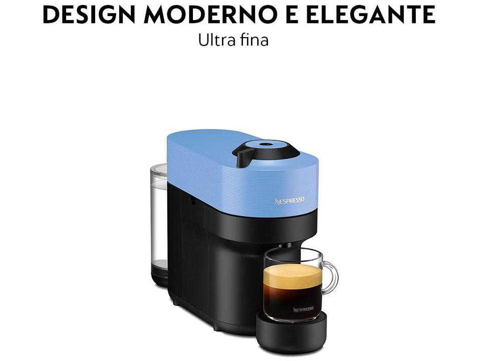 Cafeteira Espresso Nespresso Vertuo Pop Azul - 9