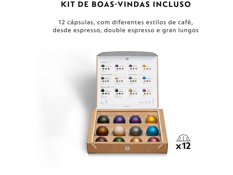 Cafeteira Espresso Nespresso Vertuo Pop Preto - 19