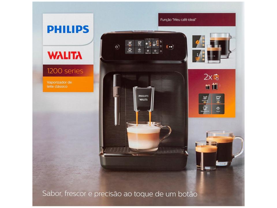 Cafeteira Espresso Philips Walita Série 1200 EP1220/15 Preta - 9