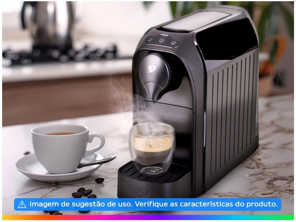 Cafeteira Espresso TRES 3 Corações Passione 15 Bar Preto - 2