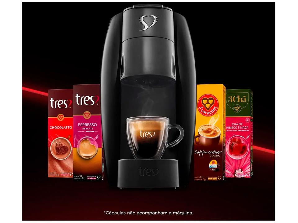 Cafeteira Espresso Tres Lov Preto - 7