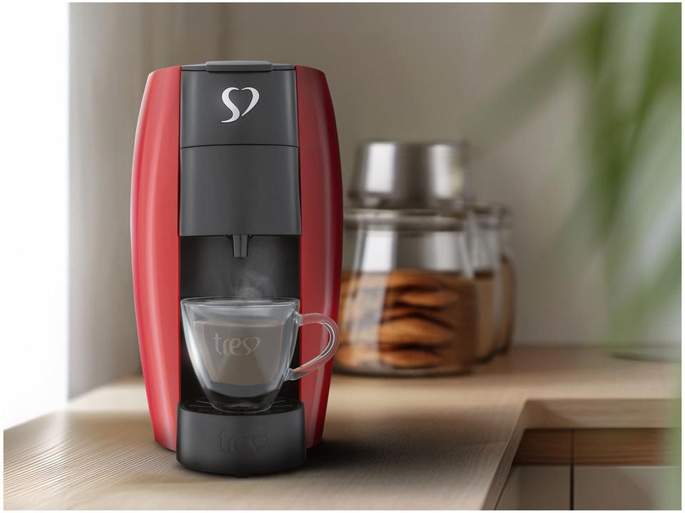 Cafeteira Espresso Tres Lov Vermelha - 1