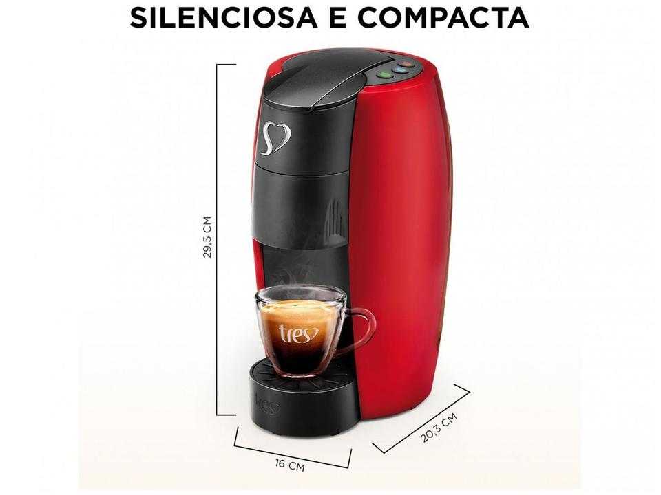 Cafeteira Espresso Tres Lov Vermelha - 13