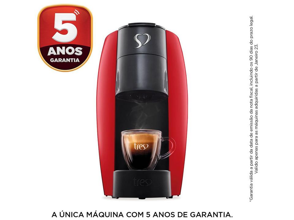 Cafeteira Espresso Tres Lov Vermelha - 11