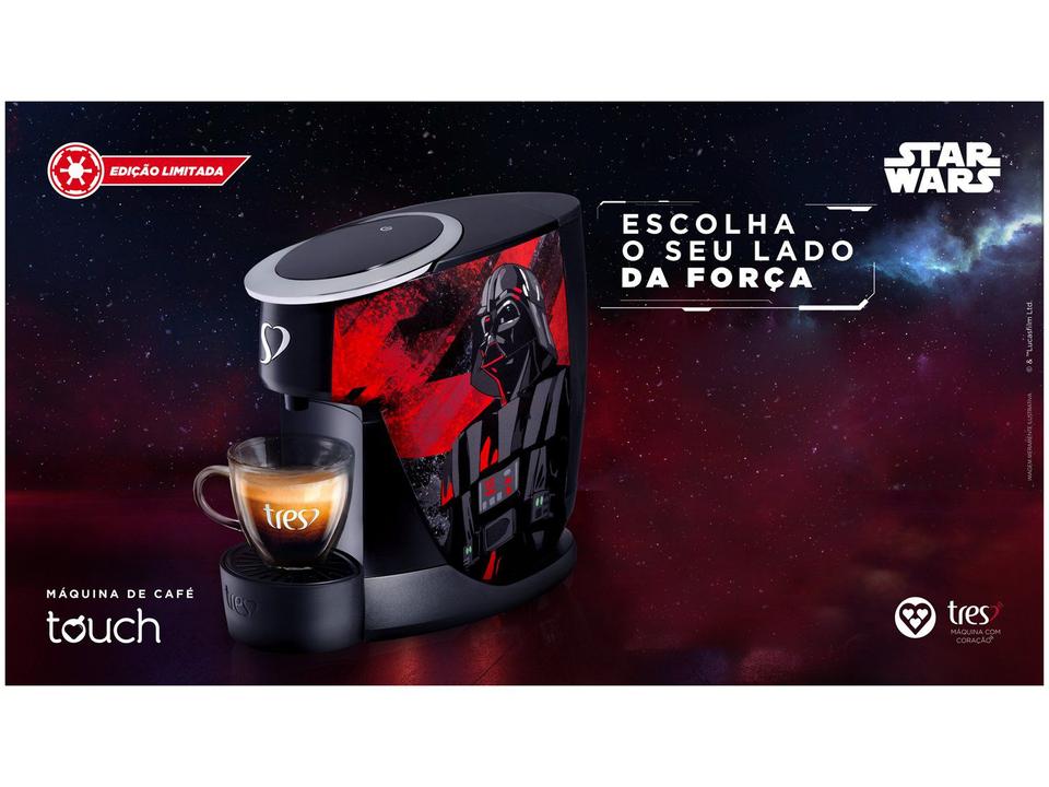 Cafeteira Espresso Tres Touch Star Wars Preta - 110 V - 5