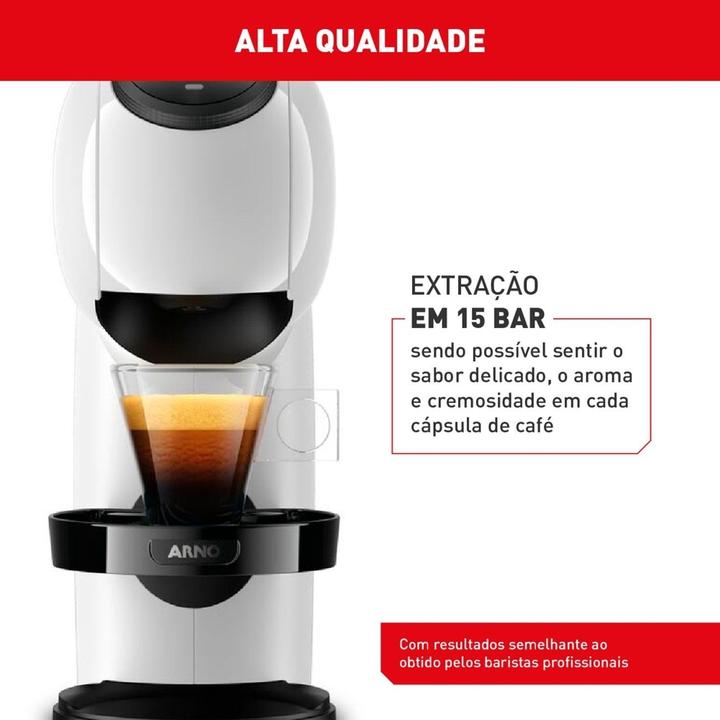 Cafeteira Expresso Arno Nescafé Dolce Gusto Genio S Basic de Cápsula 15 Bar Branco - 5