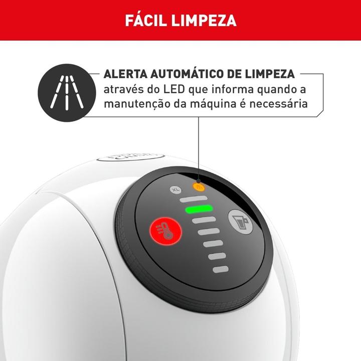 Cafeteira Expresso Arno Nescafé Dolce Gusto Genio S Basic de Cápsula 15 Bar Branco - 6