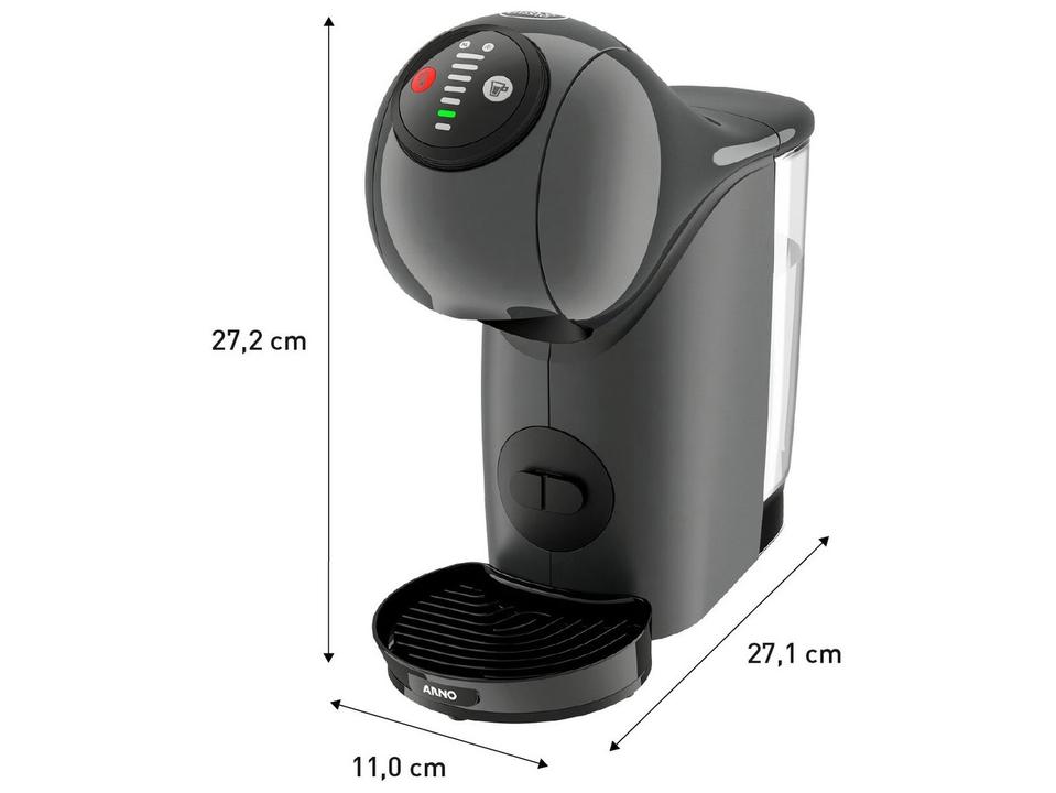 Cafeteira Expresso Arno Nescafé Dolce Gusto Genio S Basic DGS5 Grafite - 16