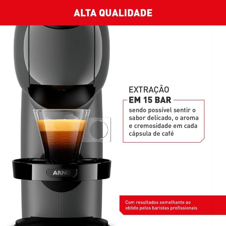 Cafeteira Expresso Arno Nescafé Dolce Gusto Genio S Basic DGS5 Grafite - 4