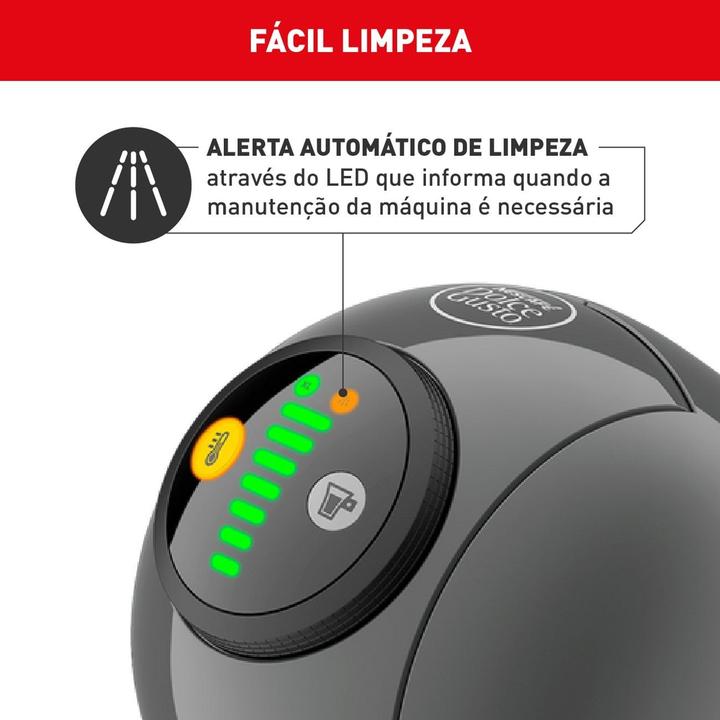 Cafeteira Expresso Arno Nescafé Dolce Gusto Genio S Basic DGS5 Grafite - 5
