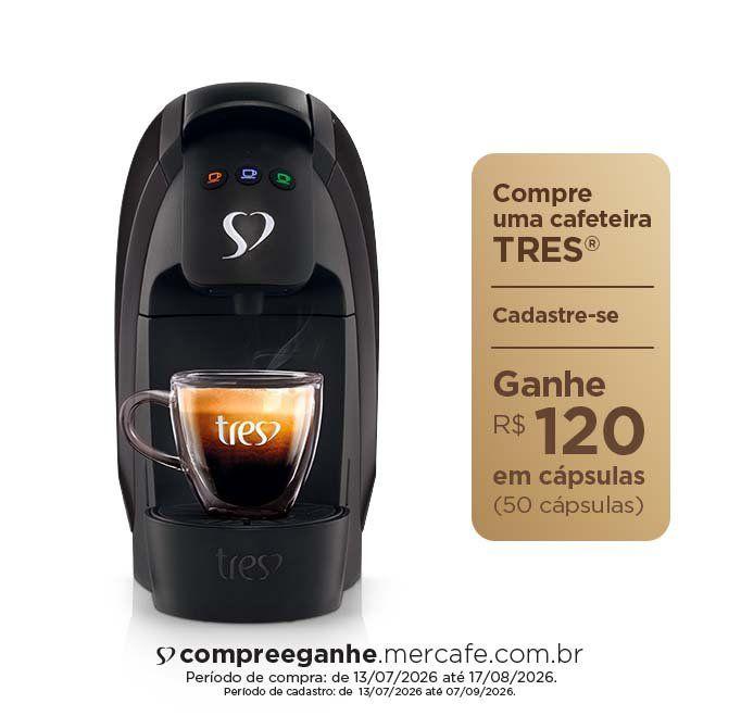 Cafeteira Expresso TRES Luna Preta - 1