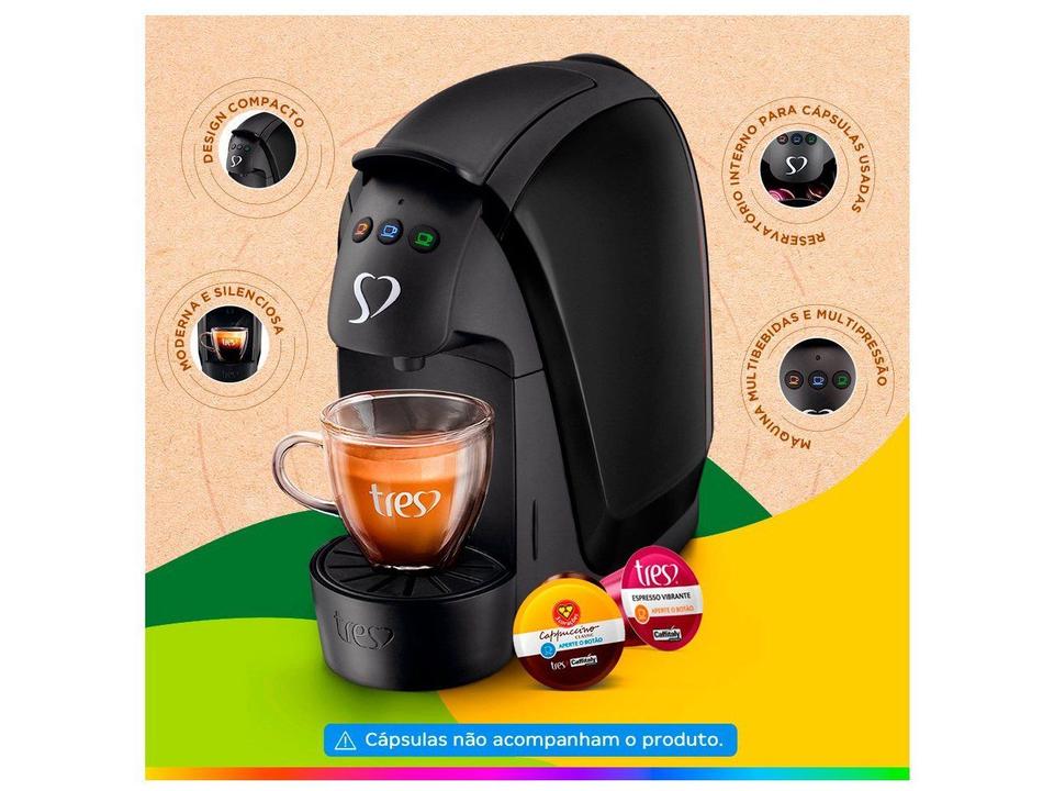 Cafeteira Expresso TRES Luna Preta - 5