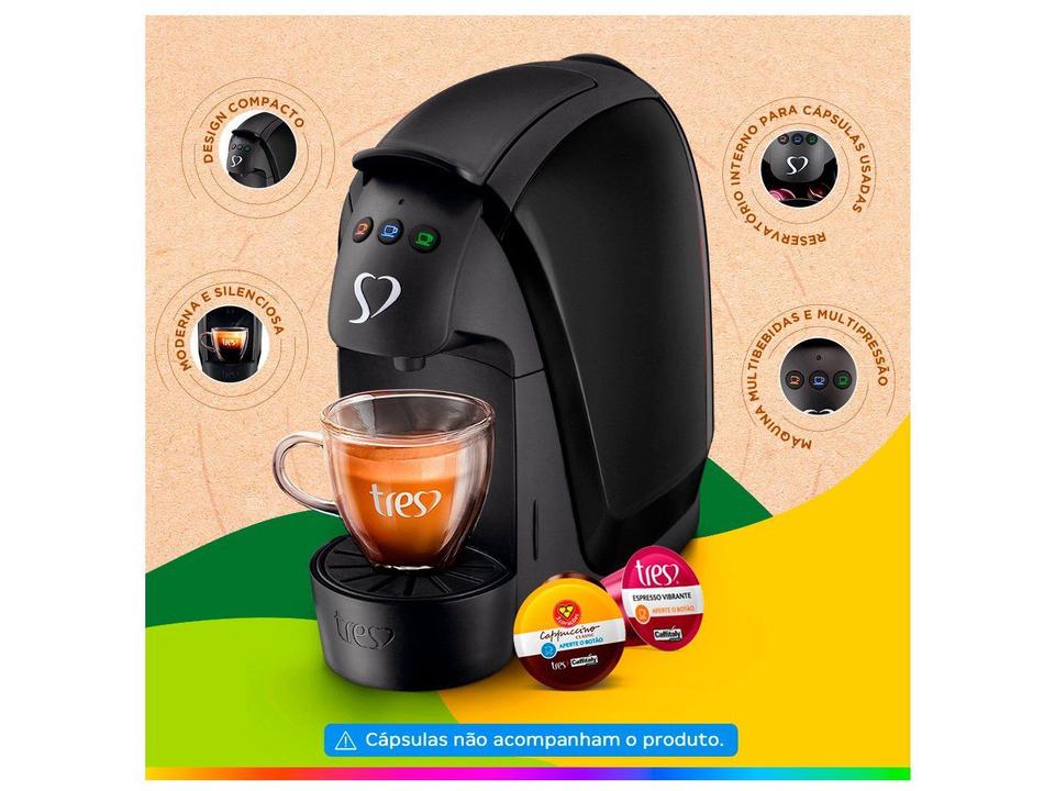 Cafeteira Expresso TRES Luna Preta - 3