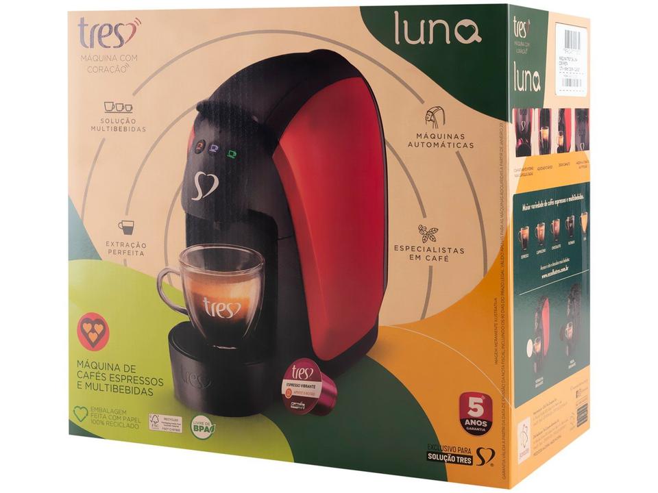 Cafeteira Expresso TRES Luna Preta - 14