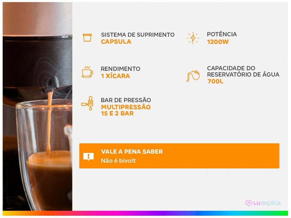 Cafeteira Expresso TRES Luna Vermelha - 1