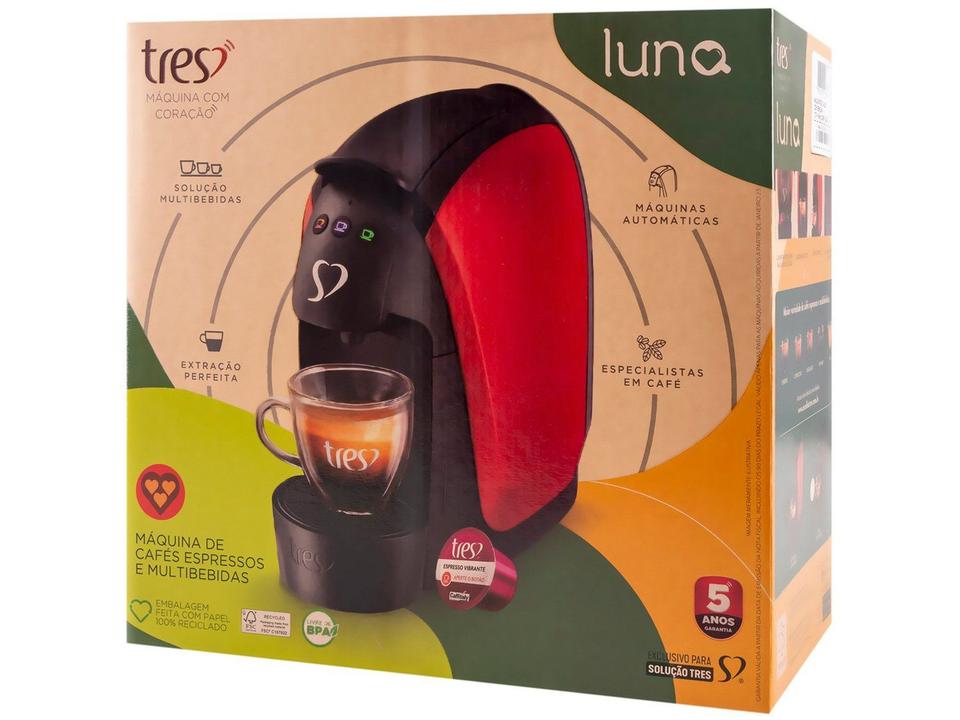 Cafeteira Expresso TRES Luna Vermelha - 17
