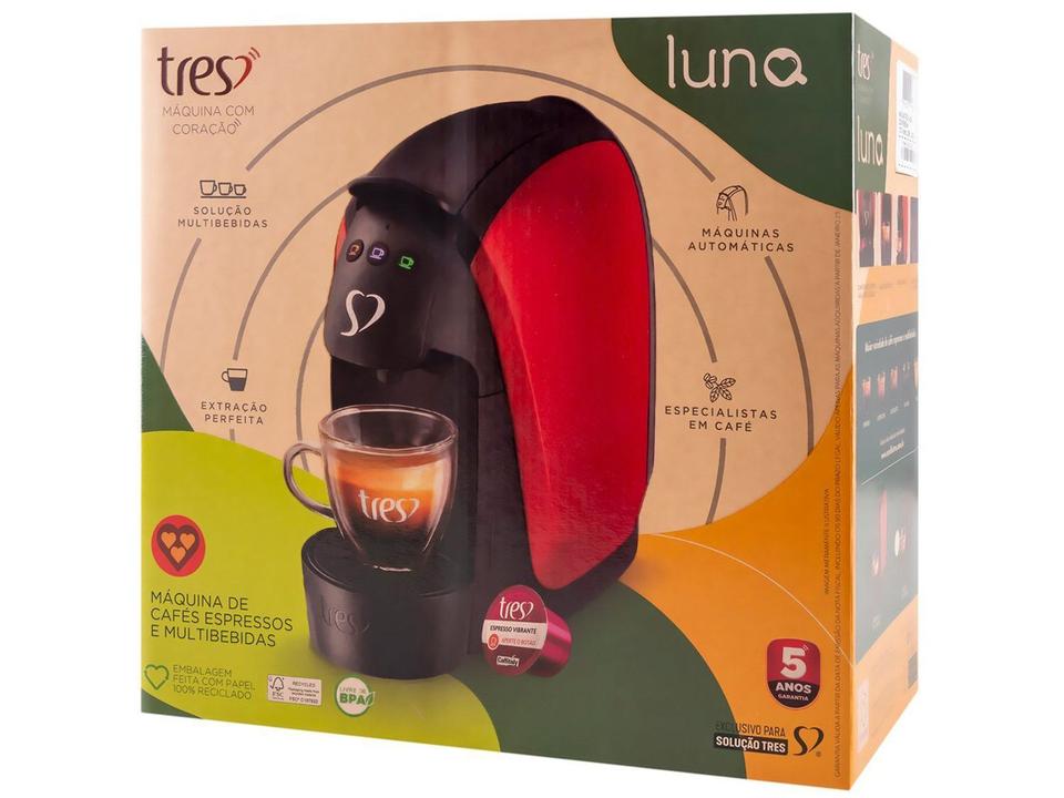 Cafeteira Expresso TRES Luna Vermelha - 21